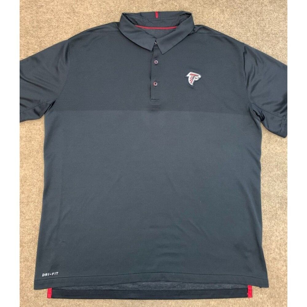 Nike Atlanta Falcons Shirt Mens XL NFL Dri-Fit Performance On Field Short Sleeve